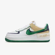 Nike W AF1 Shadow [DZ1847-102] 女 休閒鞋 經典 復古 厚底 緩震 舒適 低筒 穿搭 白綠 21.5cm 白/綠