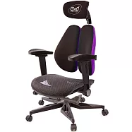 GXG 大網座 雙背工學椅(電競腳/4D弧面摺疊扶手) TW-3676 KGA1D