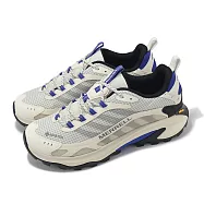 Merrell 戶外鞋 Moab Speed 2 GTX 男鞋 米白 藍 防水 黃金大底 郊山 登山鞋 ML038063 25.5cm CHALK/SAPPHIRE