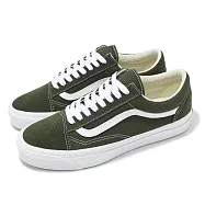 Vans 休閒鞋 Lx Old Skool 男鞋 軍綠 白 帆布 低筒 經典 板鞋 VN000D56KCZ 26cm GRAPE LEAF