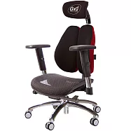 GXG 大網座 雙背工學椅(鋁腳/SO金屬扶手) TW-3676 LUA5