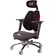 GXG 大網座 雙背工學椅(鋁腳/3D手遊休閒扶手) TW-3676 LUA9M