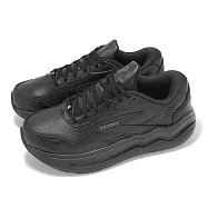 Brooks 慢跑鞋 Ghost Max L 2E 男鞋 寬楦 黑 魔鬼極致 厚底 緩衝 皮革 運動鞋 1104432E072 26cm BLACK/BLACK