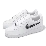 Nike 休閒鞋 Wmns Air Force 1 07 LX 女鞋 白 黑 液態黑 猛毒 AF1 IF1686-101 22cm WHITE/BLACK