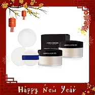 laura mercier蘿拉蜜思 煥顏透明蜜粉(29gX2)送蜜粉撲-國際航空版