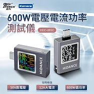 ATORCH 炬為 電壓電流功率測試儀HDC-085C PD3.1 Type-C 口 可測功率600W 電壓50V 電流12A 功率測試儀 功率檢測設備 電流測試