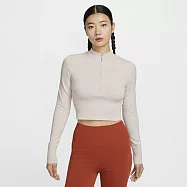 NIKE AS W NSW NK CHLL KNT SWTR QZ C 女長袖上衣-FN4690104 L 白色