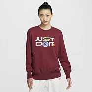NIKE AS W NSW OS CREW 女 圓領套頭衫-HV8462677 XL 紅色