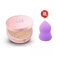 【CINQUAIN 思珂】無痕柔光兩用粉餅+贈美妝蛋 明亮