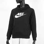 Nike AS W NSW ESSNTL HOODIE [BV4127-010] 女 運動 連帽 長袖 上衣 棉柔 黑 M 黑/白