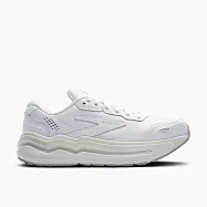 Brooks Ghost Max 2 Leather [1104432E142] 男 慢跑鞋 寬楦 彈力 支撐 緩震 白 26.5cm 白