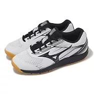 Mizuno 排球鞋 Cyclone Speed 5 女鞋 白 黑 膠底 入門款 室內運動 羽排鞋 美津濃 V1GC2581-61 26cm WHITE/BLACK