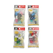 【SDI 手牌】25mm 彩色長尾夾 OPP袋 隨手包 8支入 顏色隨機 / 袋 0245D