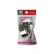 【SDI 手牌】32mm 銀色 長尾夾 OPP袋 隨手包 6支入 / 袋 0234D