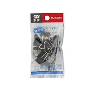 【SDI 手牌】19mm 黑色 長尾夾 OPP袋 隨手包 10支入 / 袋 0226D