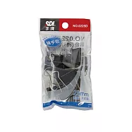 【SDI 手牌】25mm 黑色 長尾夾 OPP袋 隨手包 8支入 / 袋 0225D