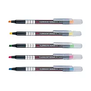 【Pentel 飛龍】螢光筆 1.0-3.5mm 12支 /打 S512 橘色