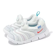 Nike 童鞋 Dynamo Free TD 小童 毛毛蟲鞋 學步鞋 白 綠 休閒鞋 343938-105 15cm 白色