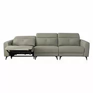 IDEA-墨爾可調頭枕三人座電動沙發/皮沙發(292CM/左右款) 左電動款