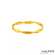 J&rsquo;code真愛密碼金飾 財富永無止盡 莫比烏斯黃金手環-小手圍