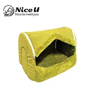 【NiceU 毛樂趣】帳篷寵物窩 綠色