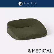 【&MEDICAL】KURA SEAT W 低反發美姿支撐坐墊共2色- 橄欖綠 | 鈴木太太公司貨