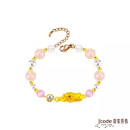 J’code真愛密碼金飾 咬錢來大賺貔貅硬金寶石手鍊
