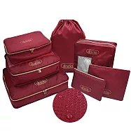 Deseno 笛森諾 旅行收納套組七件組-安哥拉紅