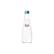 【evian依雲】氣泡礦泉水(玻璃瓶330ml/20入)