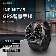 【LARMI 樂米】INFINITY 5 旗艦版 GPS智慧手錶 LM5 黑色