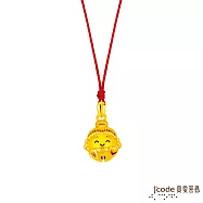 J&rsquo;code真愛密碼金飾 霞海城隍 好鈴驗月老硬金墜子 送紅繩