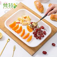 【梵特】可微波冷藏耐熱托盤/備菜盤/料理盤-2L-3入