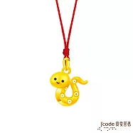 J&rsquo;code真愛密碼金飾 財蛇到硬金墜子 送紅繩