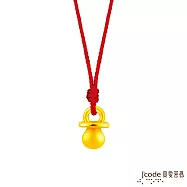 J&rsquo;code真愛密碼金飾 金奶嘴硬金墜子-小 送紅繩