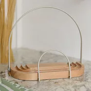 《KitchenCraft》Idilica櫸木食譜架(米灰) | 閱讀架 iPad架 平板架