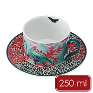 《Mikasa》美國 Sarah Arnett瓷製杯碟組(蝶舞鶴250ml) | 咖啡杯 下午茶杯 英式午茶 杯盤 茶杯 茶碟