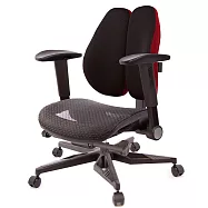 GXG 大網座 低雙背工學椅(電競腳/摺疊滑面扶手) TW-3075 KG1J