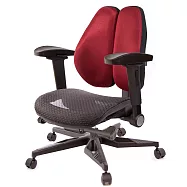 GXG 大網座 低雙背工學椅(電競腳/4D弧面摺疊手) TW-3075 KG1D