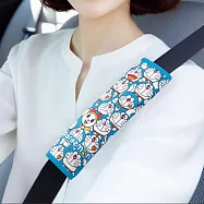 【Doraemon 哆啦A夢】安全帶護套-滿滿的(2入/組)