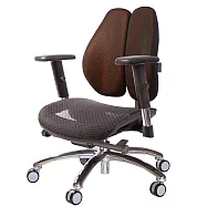 GXG 大網座 低雙背工學椅(鋁腳/SO金屬扶手) TW-3075 LU5