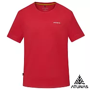 【ATUNAS 歐都納】男款POLARTEC DELTA吸濕排汗透氣快乾短袖T恤/大尺碼A1TS2502M- M 紅