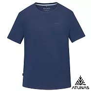 【ATUNAS 歐都納】男款POLARTEC DELTA吸濕排汗透氣快乾短袖T恤/大尺碼A1TS2502M- M 藏青