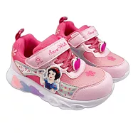迪士尼白雪公主電燈鞋 (F181-3) 迪士尼 白雪公主 大童鞋 電燈運動鞋 嬰幼童鞋 女童鞋 童鞋 DISNEY 運動鞋 中大童 電燈鞋 snowwhite 輕量運動鞋 20 粉色