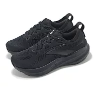 Brooks 慢跑鞋 Glycerin GTS 22 D 寬楦 女鞋 黑 甘油GTS 氮氣中底 1204351D020 25cm BLACK/BLACK/EBONY