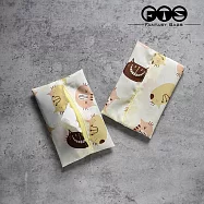 《梵緹希》輕薄防水傘布 面紙包/小物包(2入)_ 微笑貓咪