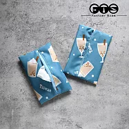 《梵緹希》輕薄防水傘布 面紙包/小物包(2入)_ 珍珠奶茶