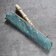 《梵緹希》防水布拉鏈直笛收納袋《星空恐龍》