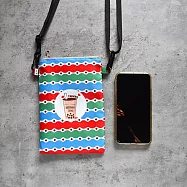 《桐鹿》茄芷系列手機袋_ 珍珠奶茶