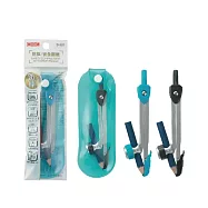 【COX 三燕】安全圓規 鉛筆型 顏色隨機 / 支 D-320