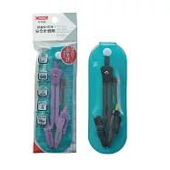 【COX 三燕】按壓式 安全針 2.0mm 圓規 顏色隨機 / 支 D-920